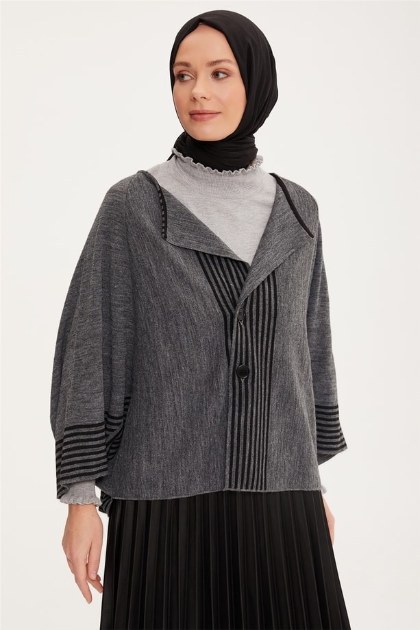 Armine Hırka 22YD8475 Gri