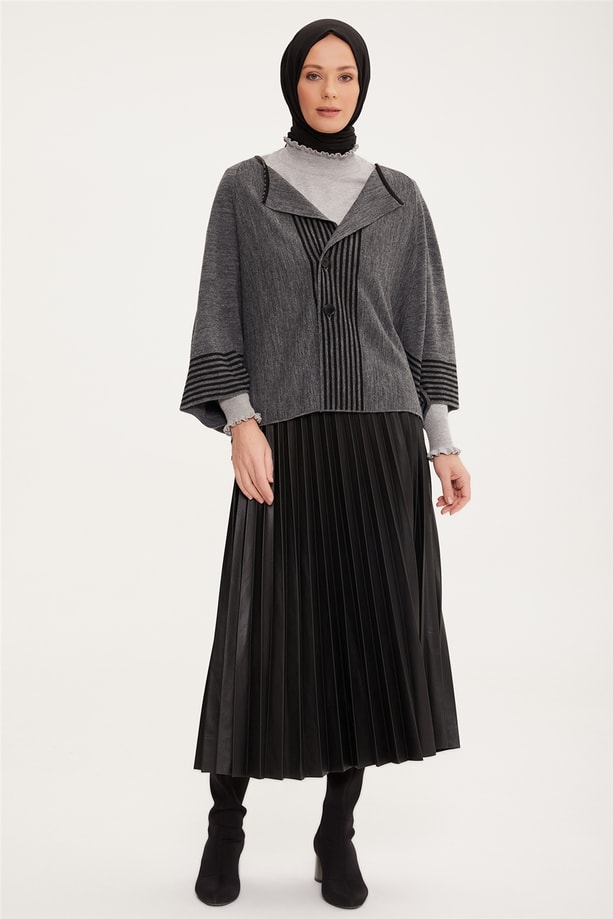 Armine Hırka 22YD8475 Gri