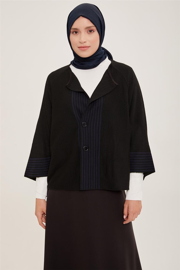 Armine Hırka 22YD8475 Siyah