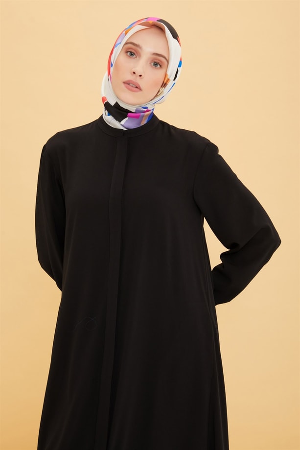 Armine Kolu İnci Detaylı Ferace 22Y8801 Siyah