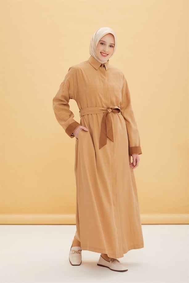 Armine Şerti Detaylı Pardesü 22Y8921 Camel