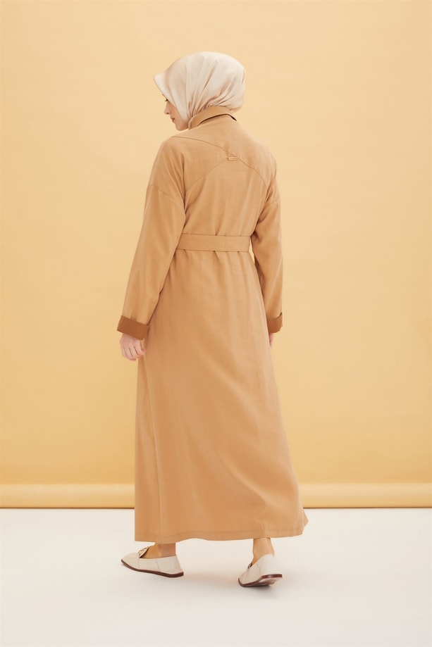 Armine Şerti Detaylı Pardesü 22Y8921 Camel