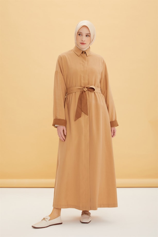 Armine Şerti Detaylı Pardesü 22Y8921 Camel