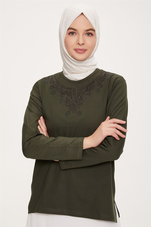 Armine Penye 22YD9005 Haki