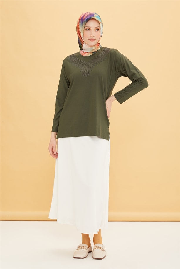 Armine Penye 22YD9006 Haki