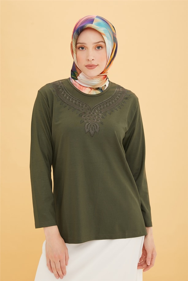Armine Penye 22YD9006 Haki