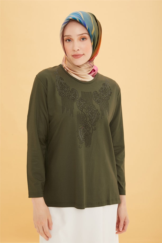 Armine Penye 22YD9007 Haki