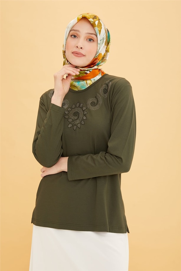 Armine Penye 22YD9008 Haki