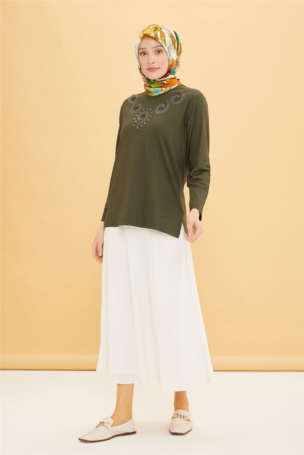 Armine Penye 22YD9008 Haki