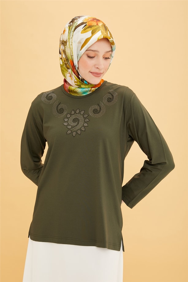 Armine Penye 22YD9008 Haki