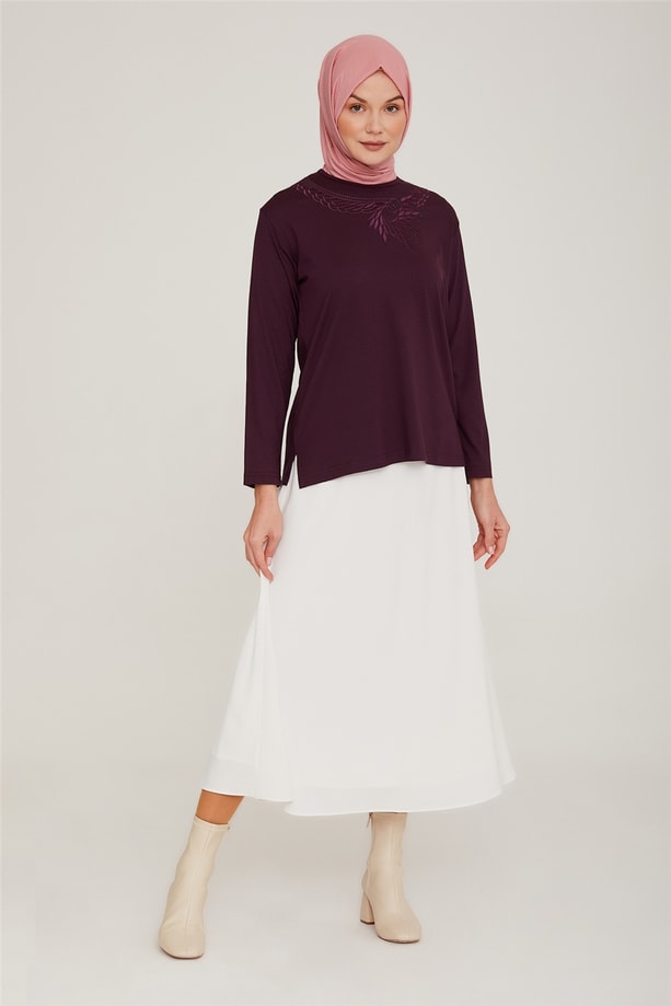 Armine Penye 22YD9012 Mürdüm