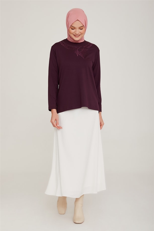 Armine Penye 22YD9012 Mürdüm