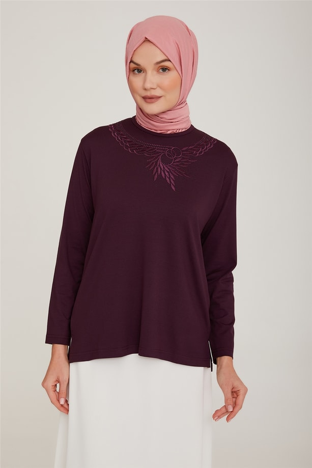 Armine Penye 22YD9012 Mürdüm