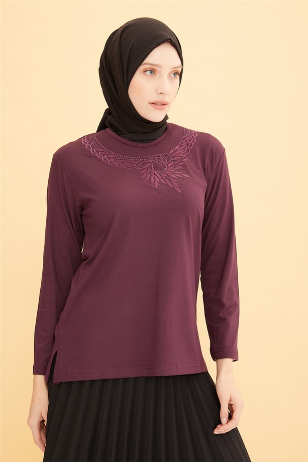 Armine Penye 22YD9012 Mürdüm