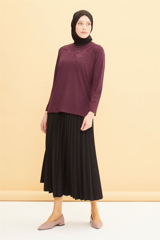 Armine Penye 22YD9012 Mürdüm