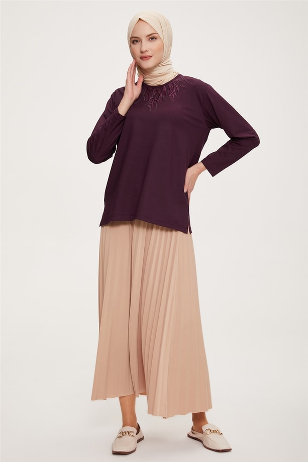 Armine Penye 22YD9015 Mürdüm