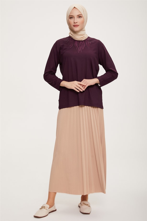 Armine Penye 22YD9015 Mürdüm