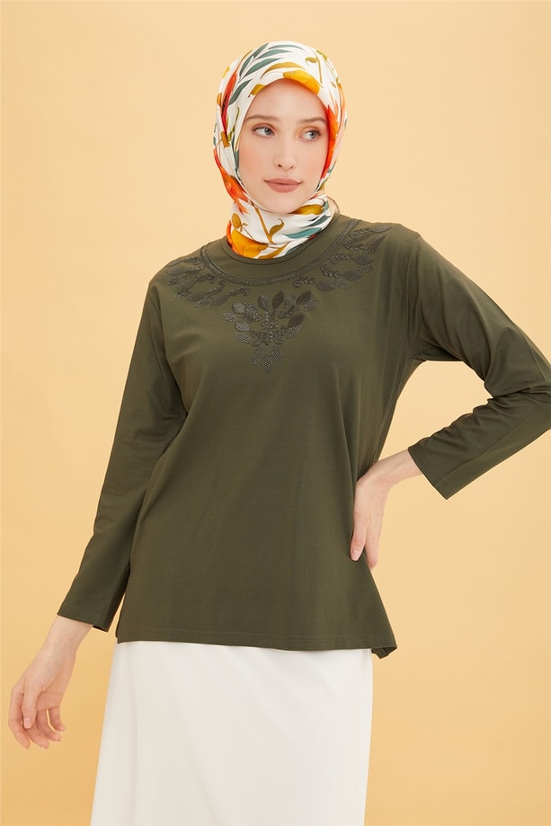 Armine Penye 22YD9016 Haki