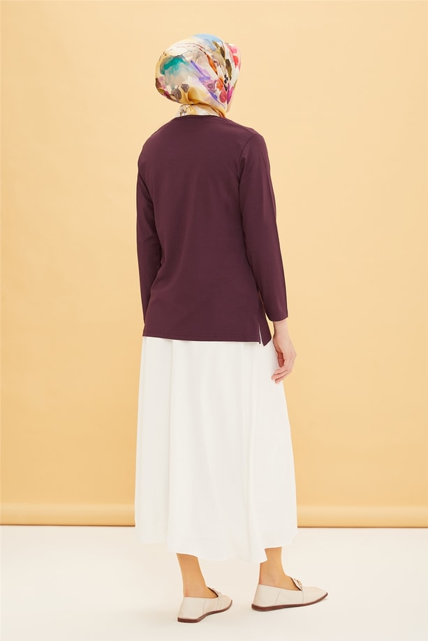 Armine Penye 22YD9016 Mürdüm