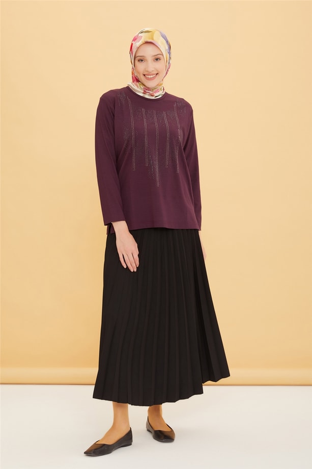 Armine Penye 22YD9017 Mürdüm