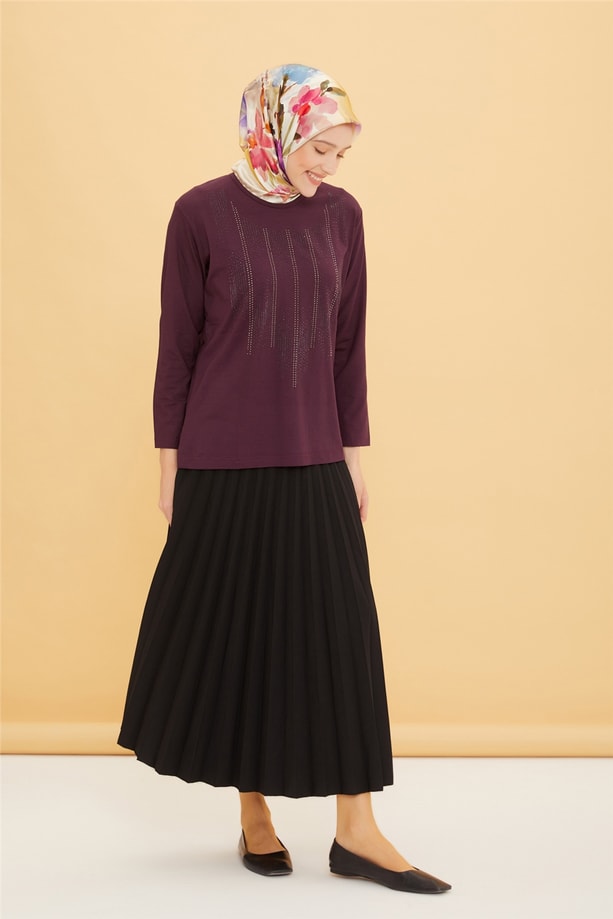 Armine Penye 22YD9017 Mürdüm