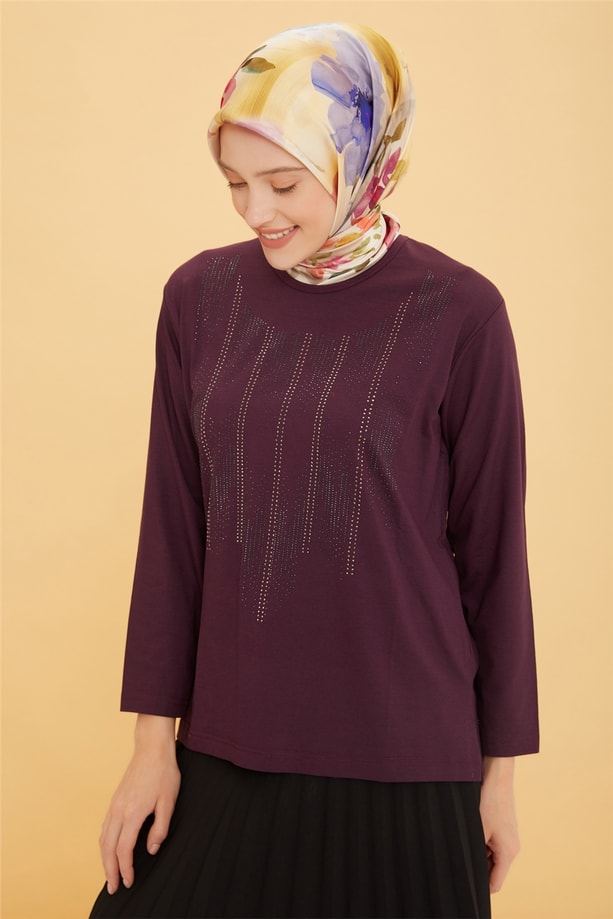 Armine Penye 22YD9017 Mürdüm