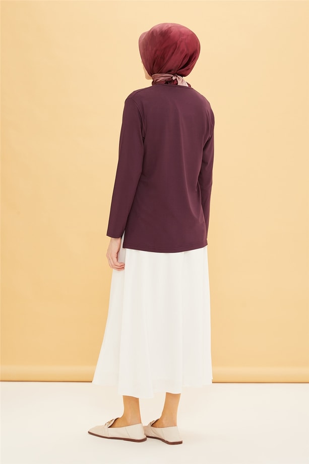 Armine Penye 22YD9018 Mürdüm