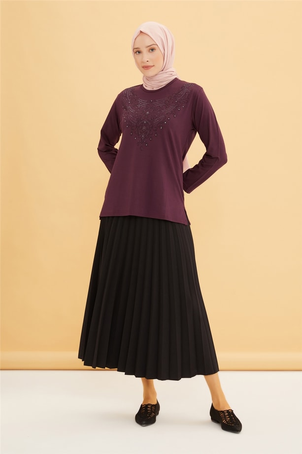 Armine Penye 22YD9019 Mürdüm
