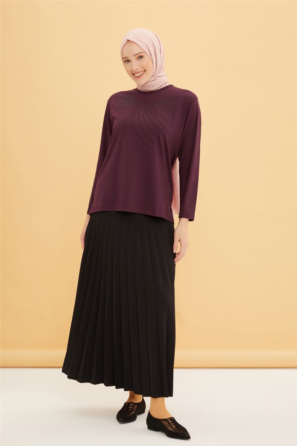 Armine Penye 22YD9020 Mürdüm