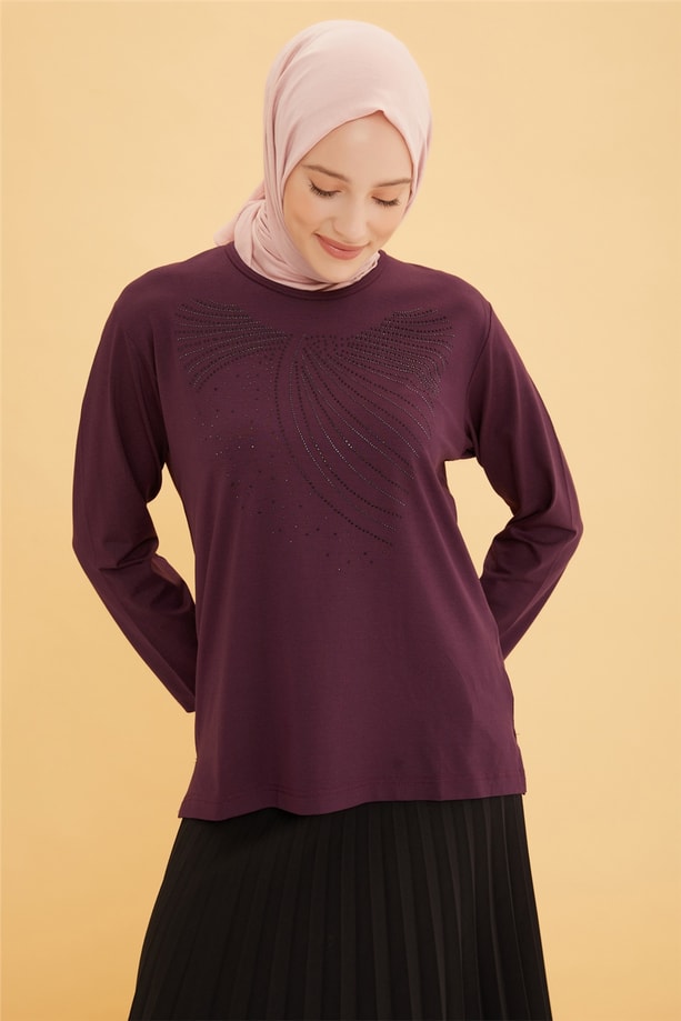 Armine Penye 22YD9020 Mürdüm