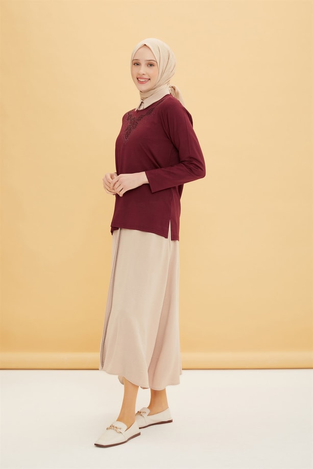 Armine Penye 22YD9021 Vişne