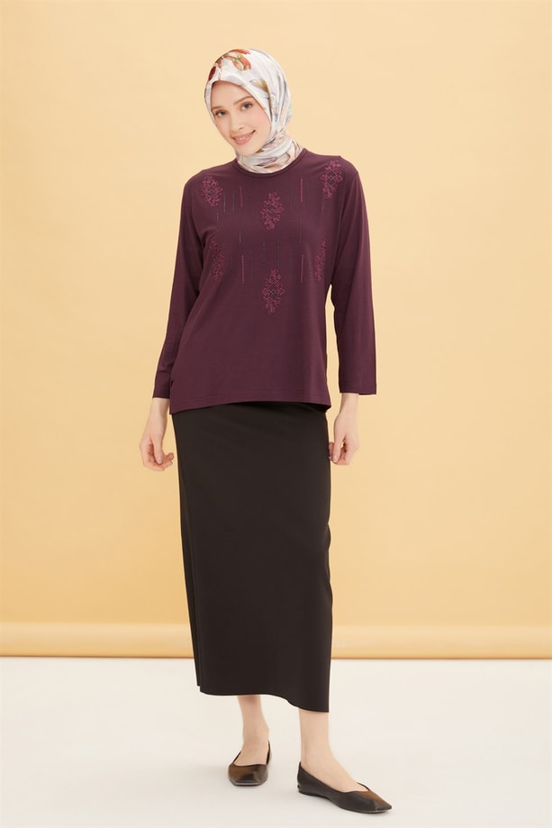 Armine Penye 22YD9024 Mürdüm