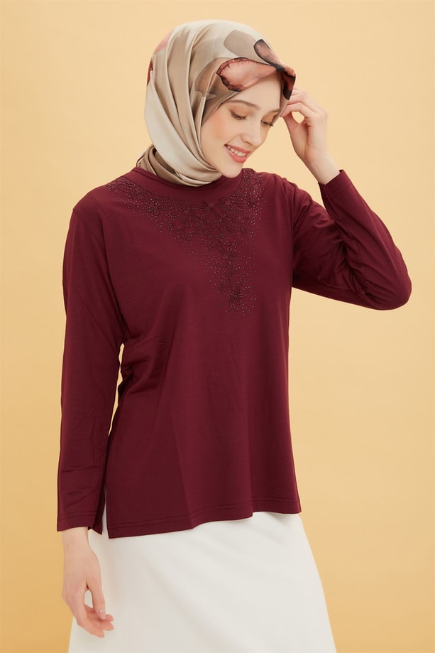 Armine Penye 22YD9028 Vişne