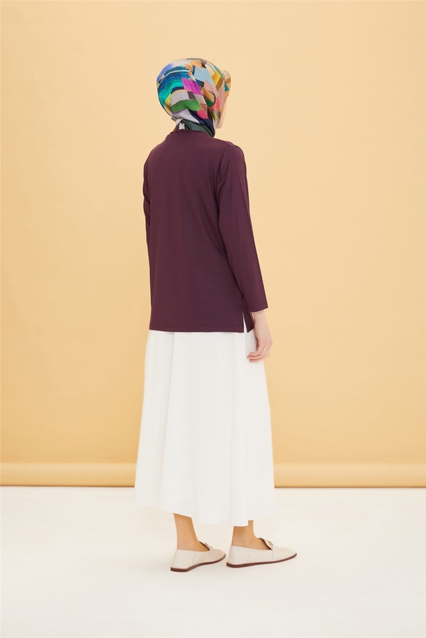 Armine Penye 22YD9029 Mürdüm