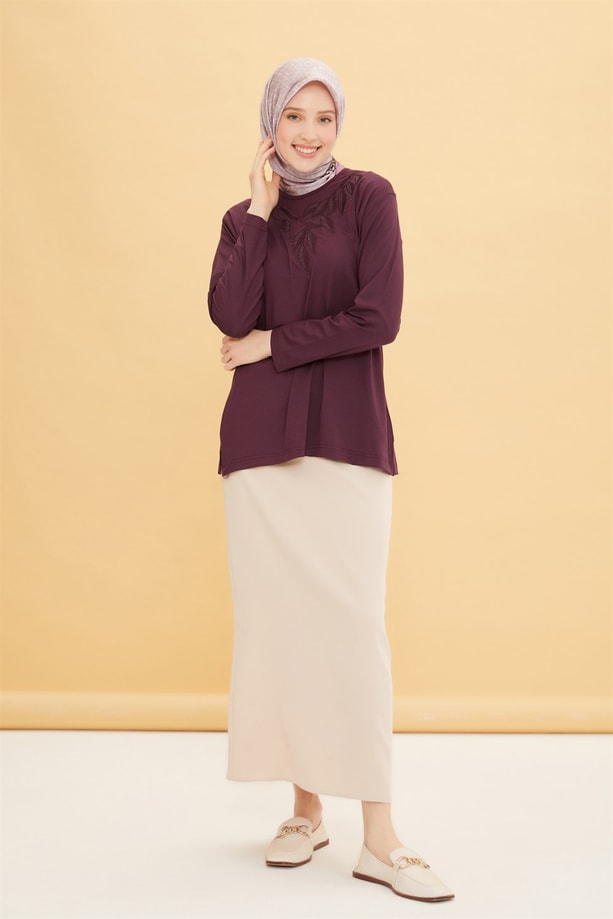 Armine Penye 22YD9030 Mürdüm