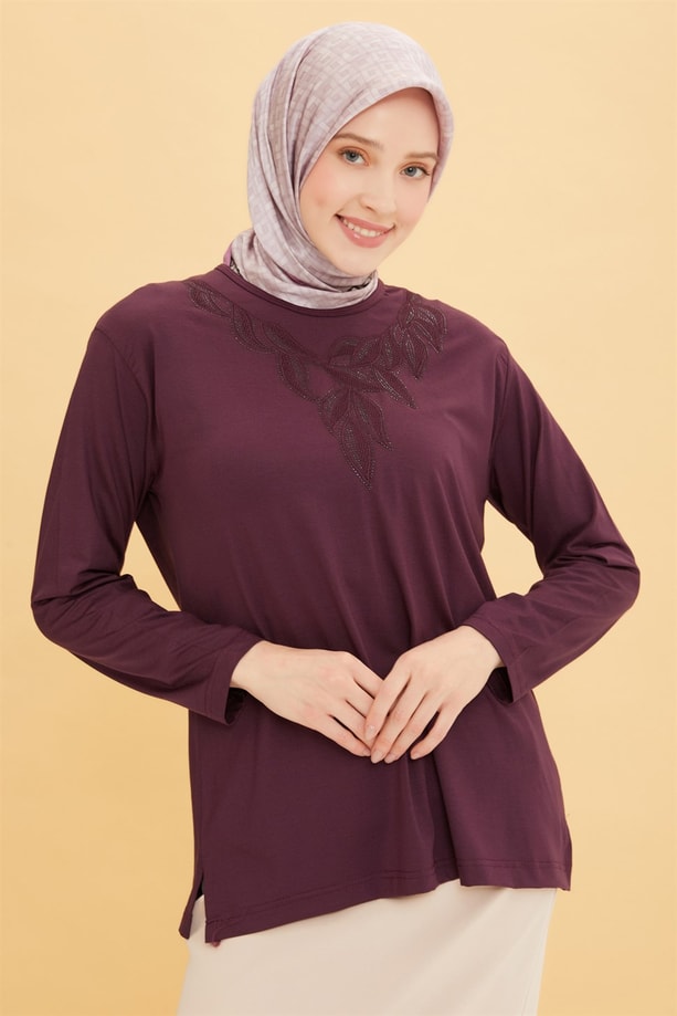 Armine Penye 22YD9030 Mürdüm