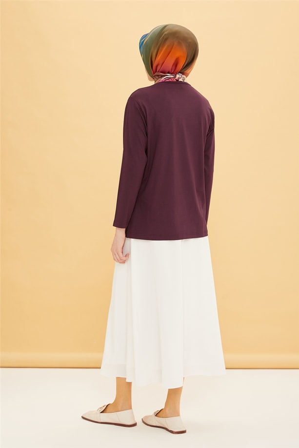 Armine Penye 22YD9031 Mürdüm
