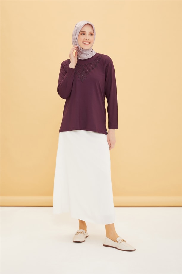 Armine Penye 22YD9032 Mürdüm