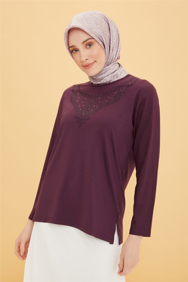 Armine Penye 22YD9032 Mürdüm