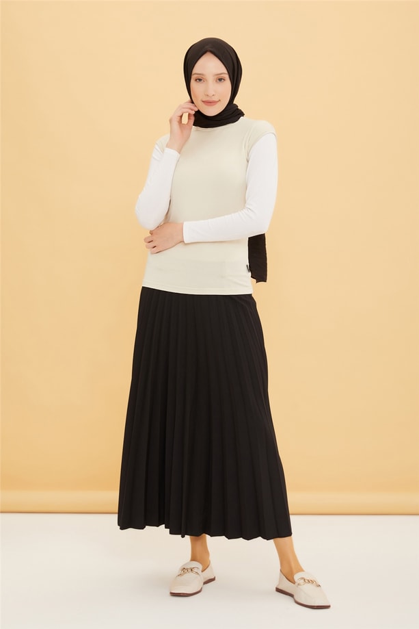 Armine Sıfır Kol Badi 22YD9038-1 Bej