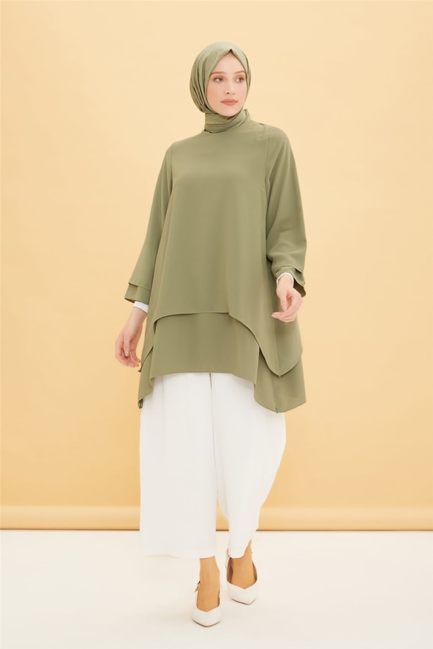 Armine Tunik 22YD9241 Haki