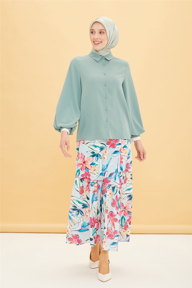 Armine Gömlek 22YD9242 Mint