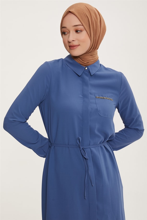 Armine Tunik 22YD9249 İndigo