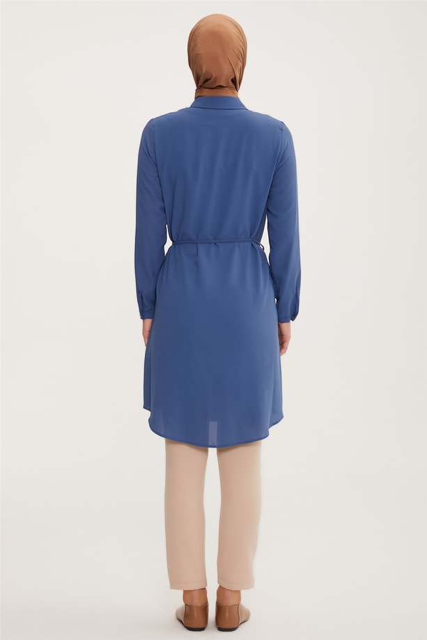Armine Tunik 22YD9249 İndigo