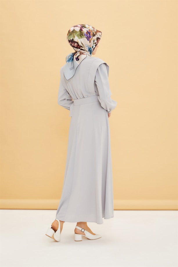Armine Elbise 22Y9406 Gri