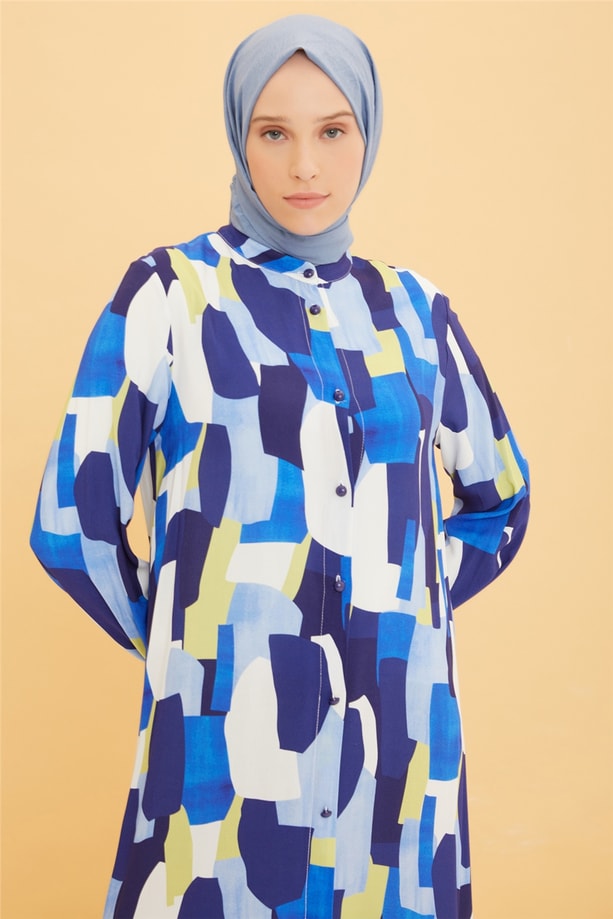Armine Elbise 22Y9424 Mavi
