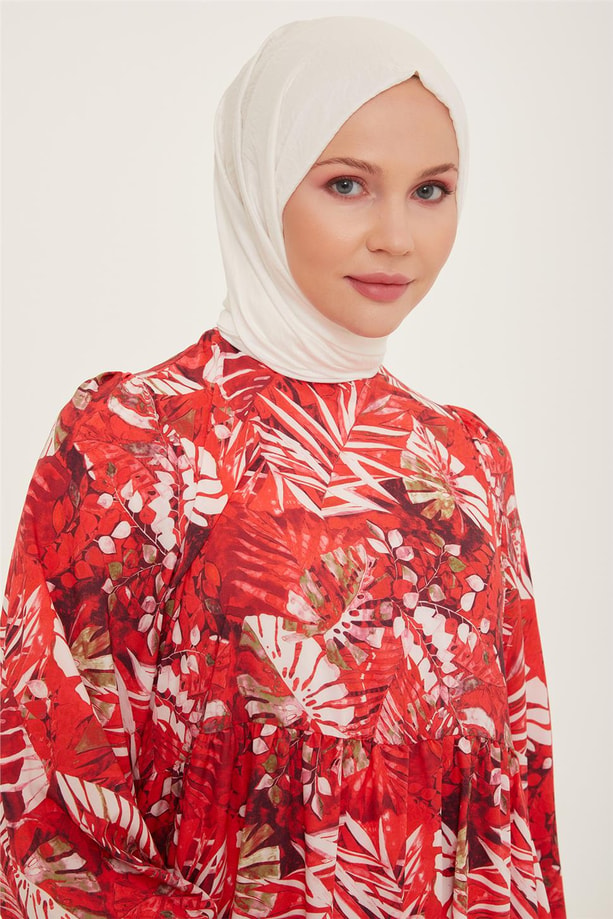 Armine Trend Elbise 22YT947 Kırmızı