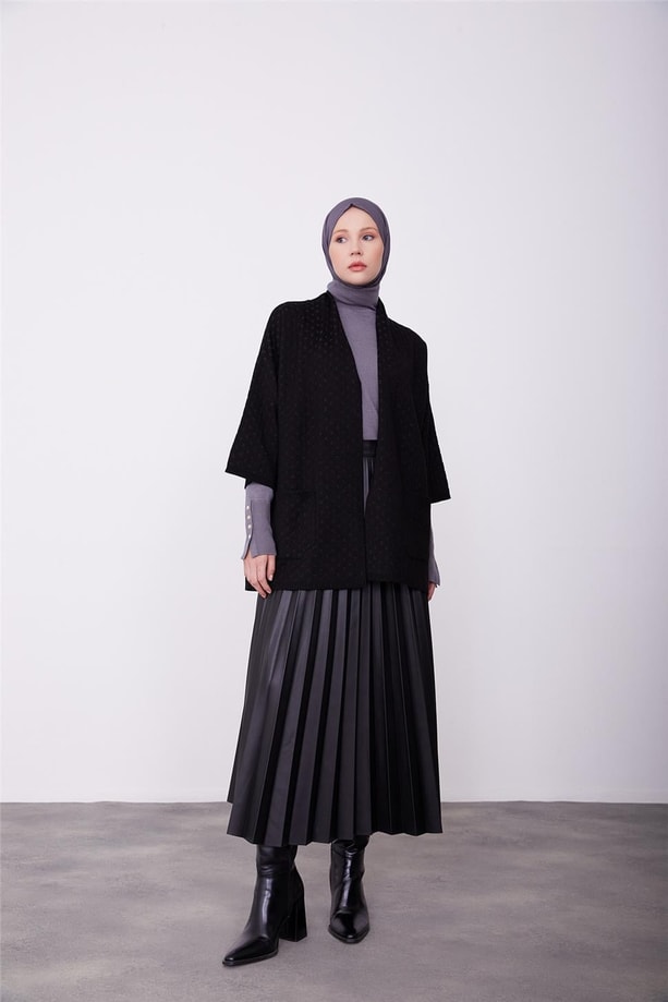 Armine Hırka 23Kd2811 Siyah