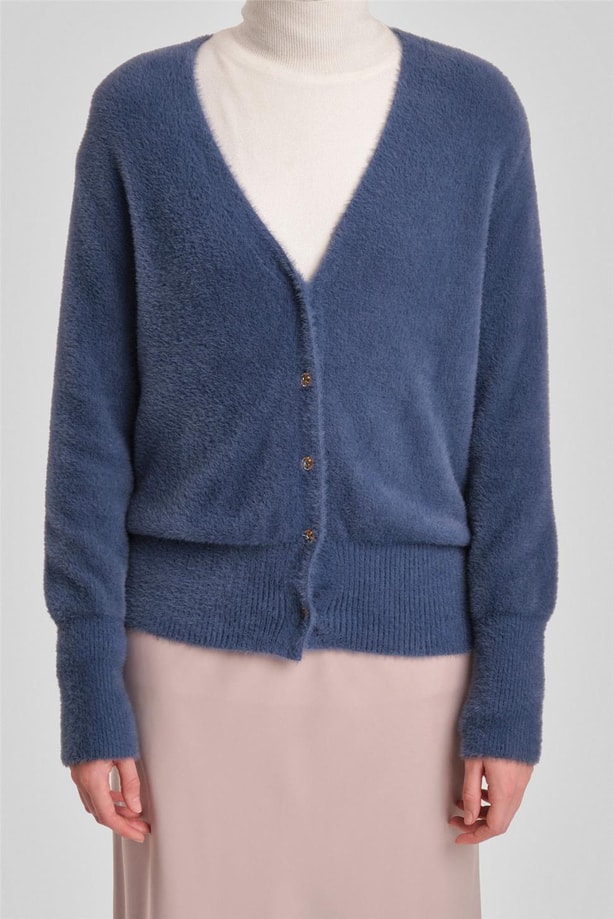 Armine Hırka 23KD2836 İndigo