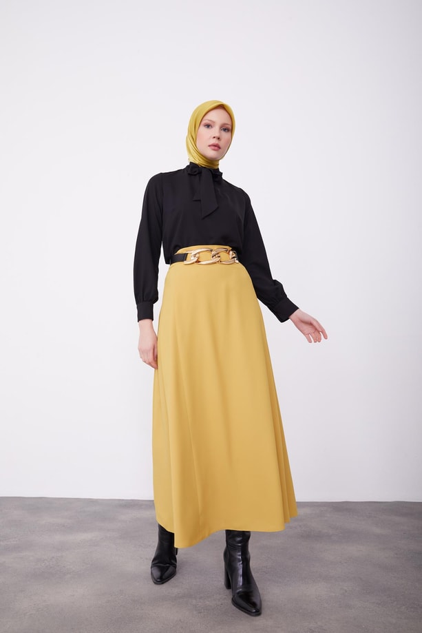 Armine Kapşonlu Bluz 23K3431 Siyah